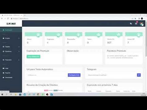 Manuseio Do Novo Painel Live21 Como Criar Testes Usuários e .
